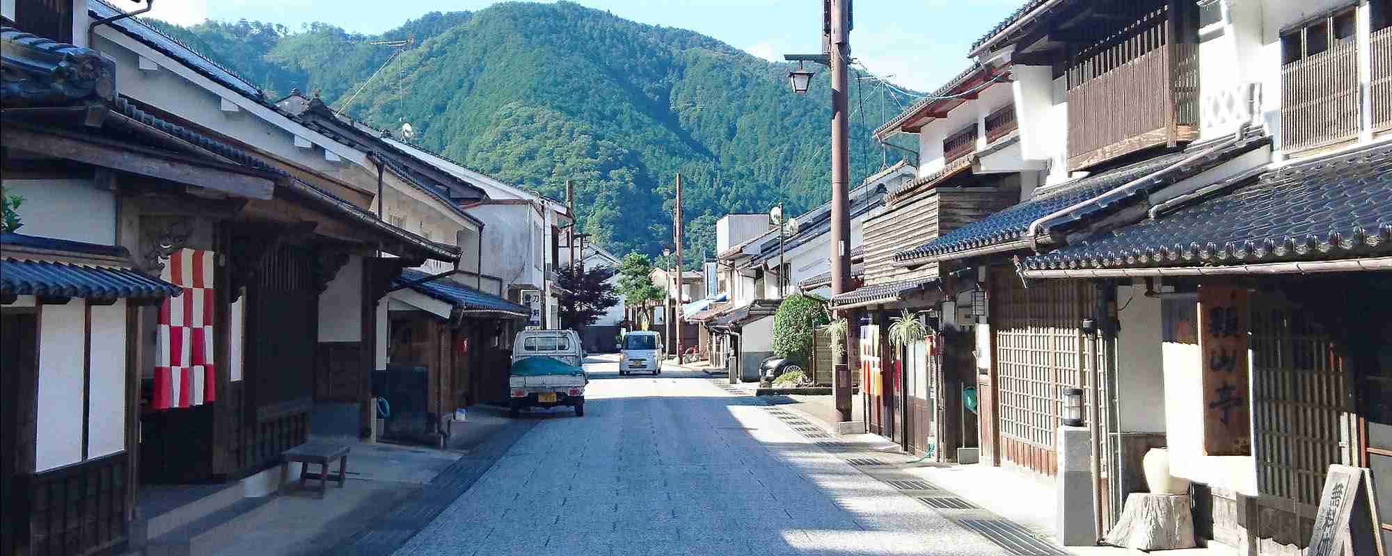 勝山の町並み