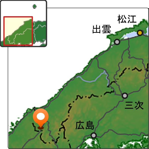 津和野の町並み