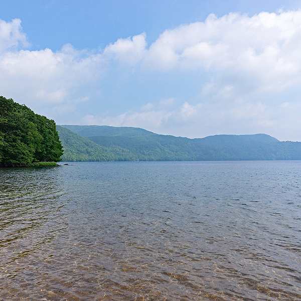 倶多楽湖 湖岸