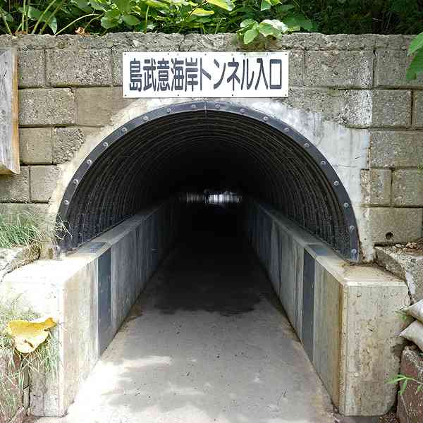 積丹岬・島武意海岸 島武意海岸トンネル