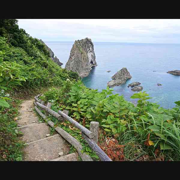積丹岬・島武意海岸 階段