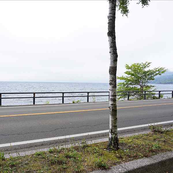 支笏湖 支笏湖駐車場