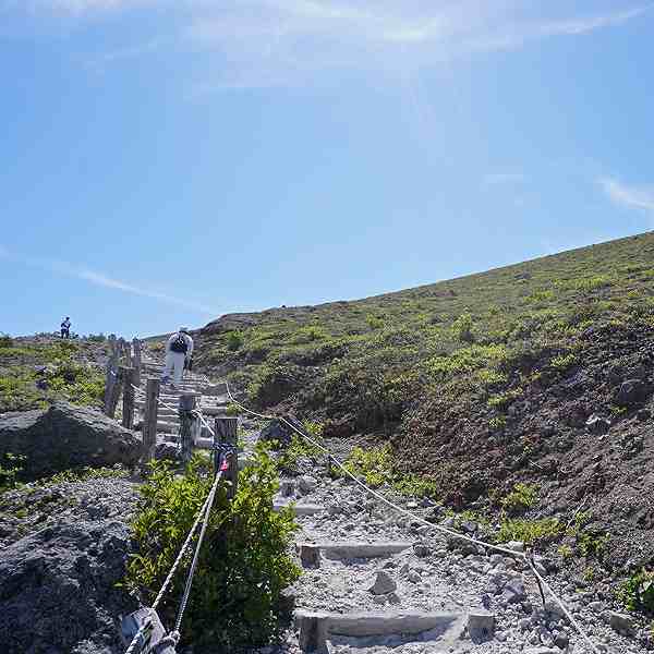 樽前山 登山道