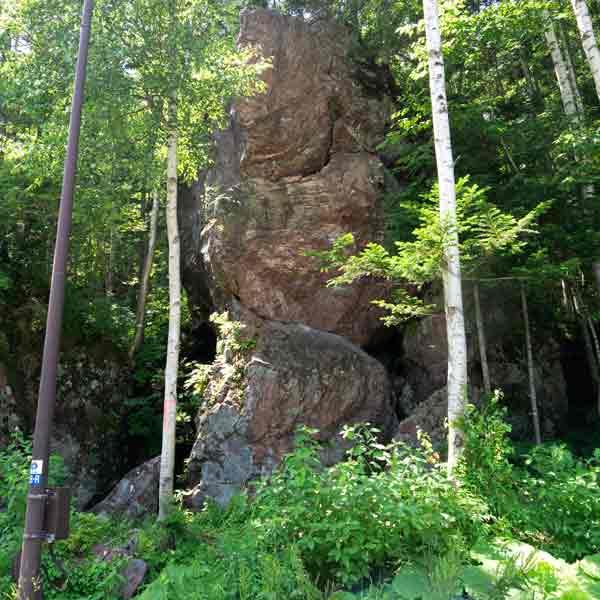 赤岩青巌峡 奇岩・巨岩
