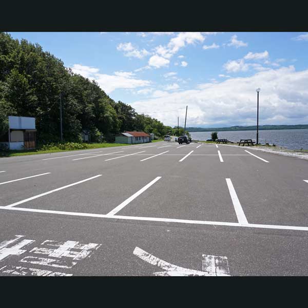 クッチャロ湖 駐車場
