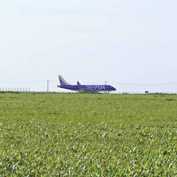 メグマ沼自然公園 飛行機