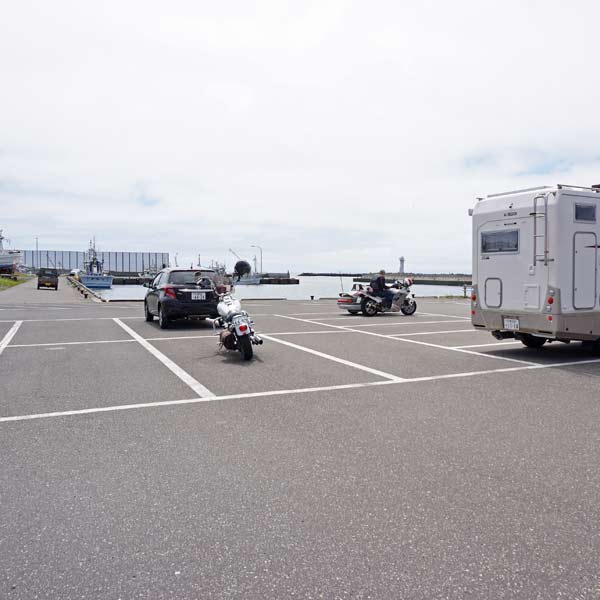 ノシャップ岬 駐車場