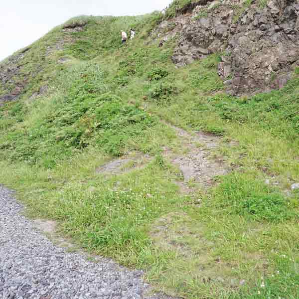 礼文島 金田ノ岬 駐車スペース