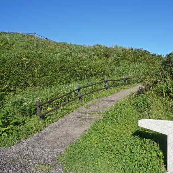 礼文島 桃台猫台展望台 遊歩道出入口