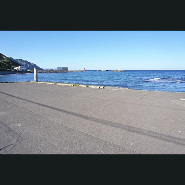 礼文島 地蔵岩・メノウ浜 メノウ浜駐車場