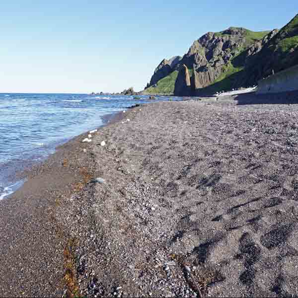 礼文島 地蔵岩・メノウ浜 メノウ浜