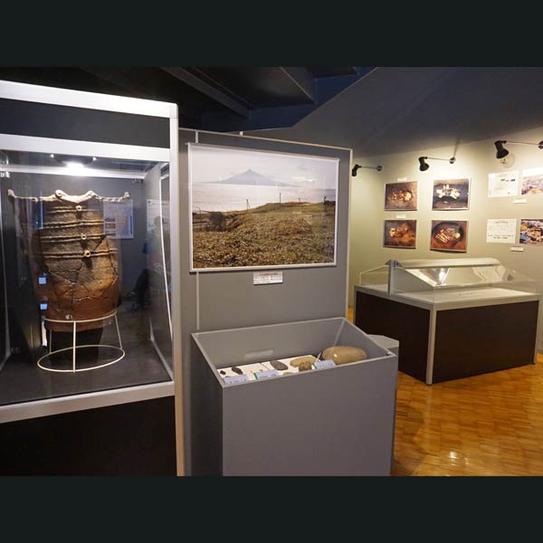 礼文島 礼文町郷土資料館 重要文化財展示コーナー
