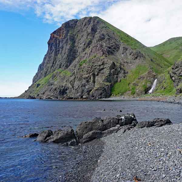 礼文島 礼文滝コース 日本海