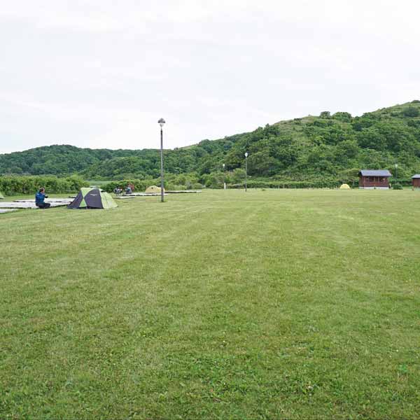 礼文島 久種湖畔コース 久種湖畔キャンプ場