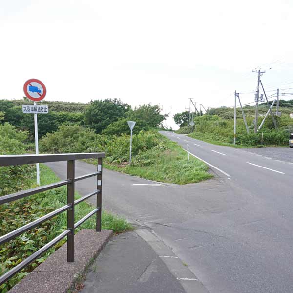 礼文島 久種湖畔コース 分岐