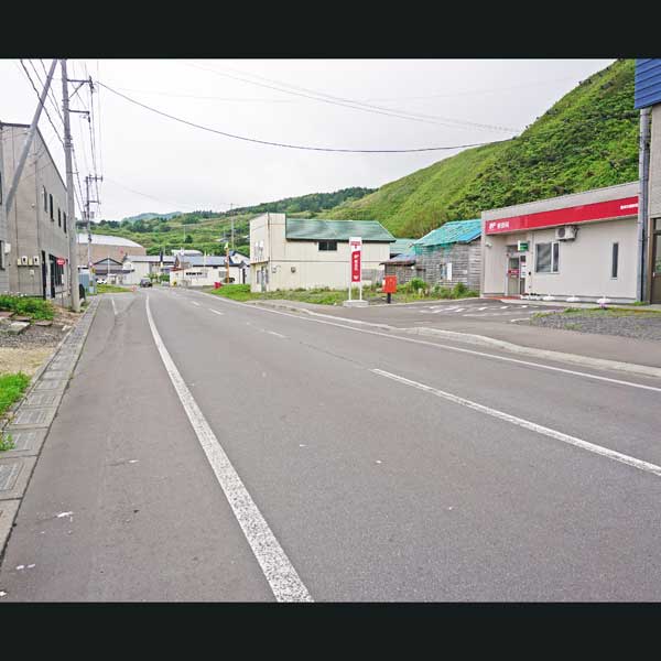 礼文島 8時間コース バス停香深井