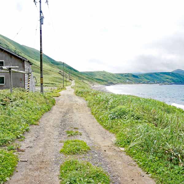 礼文島 岬めぐりコース ゴロタ浜