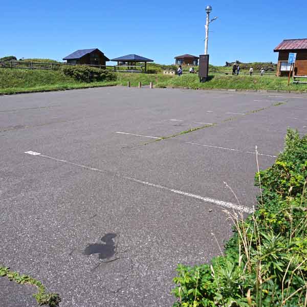 沓形岬園地 駐車場