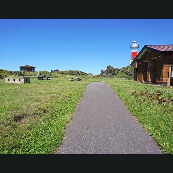 利尻島 沓形岬園地 沓形岬公園キャンプ場