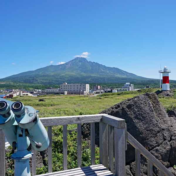 利尻島 沓形岬園地 展望台