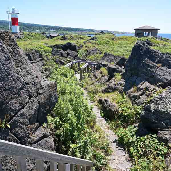 利尻島 沓形岬園地 ルート