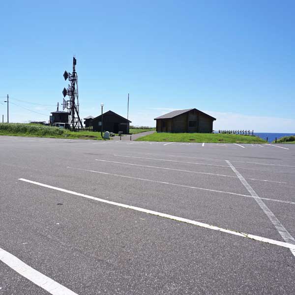 利尻島 仙法志御崎公園駐車場