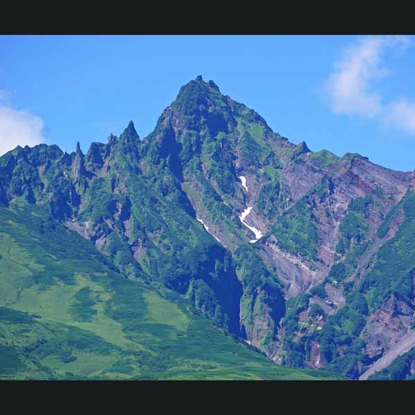利尻島 白い恋人の丘 利尻山山頂