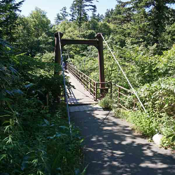 利尻島 姫沼 想い出橋