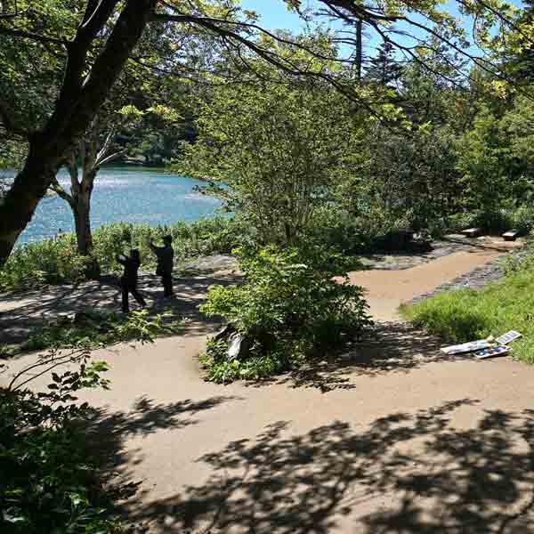 利尻島 姫沼 広場