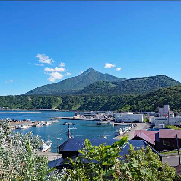 利尻島 ペシ岬 利尻山