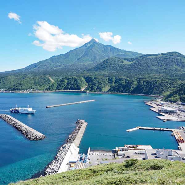 利尻島 ペシ岬 利尻山