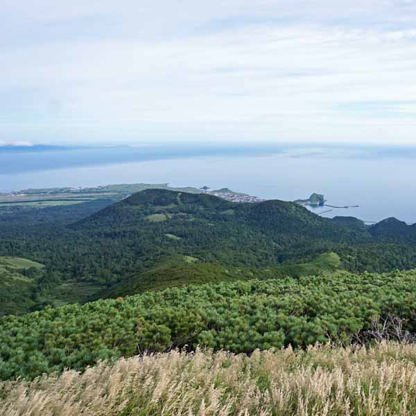 利尻島 利尻山 6合目、第一見晴台
