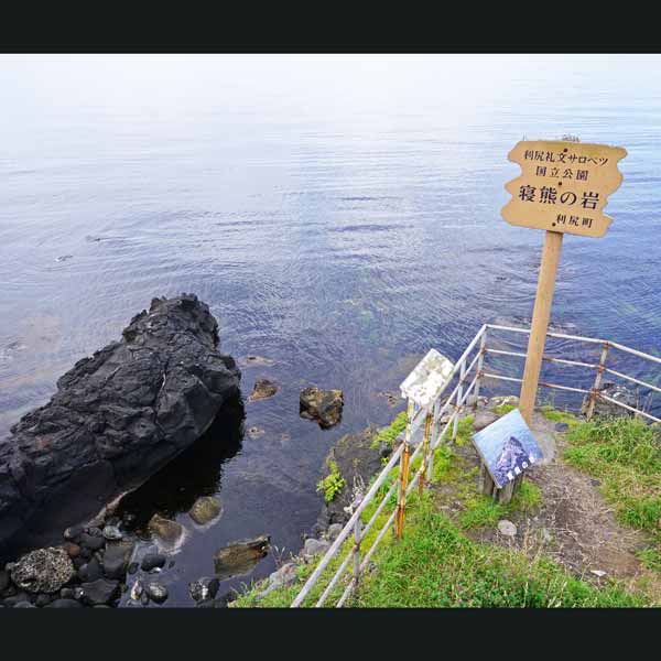 利尻島 寝熊の岩