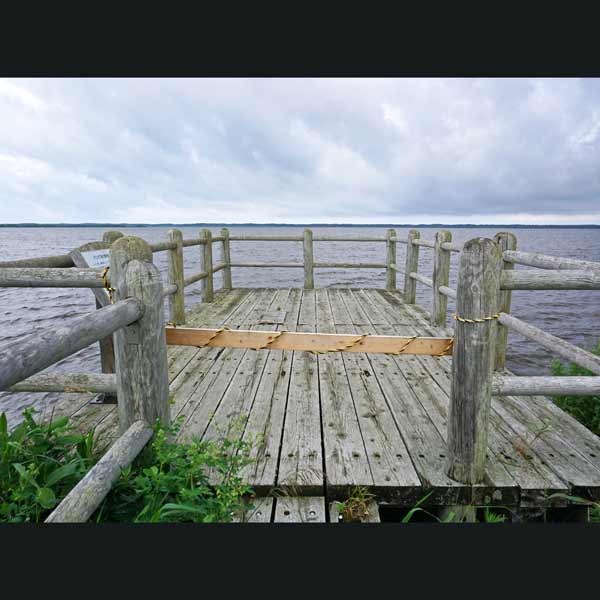 サロベツ湿原 パンケ沼園地 湖岸立見台