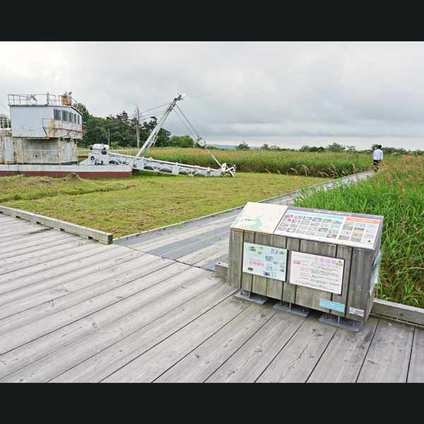 サロベツ湿原 サロベツ原生花園 木道出入口