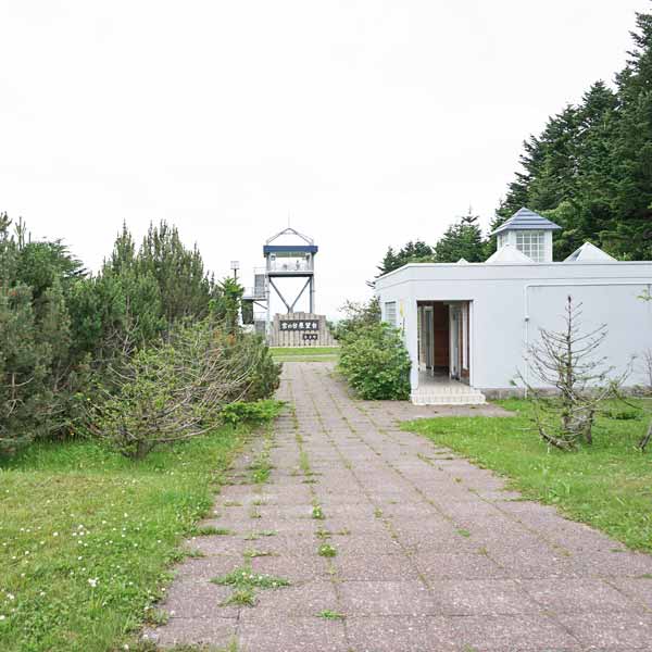 サロベツ湿原 宮の台展望台 広場出入口