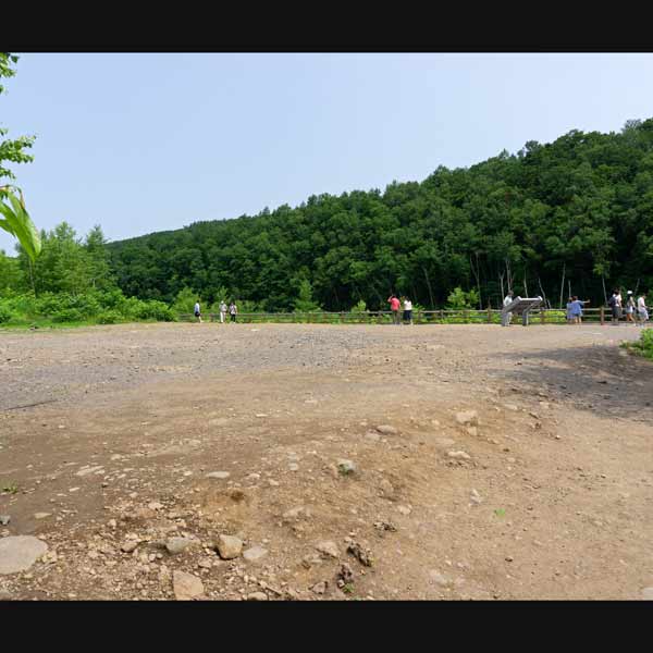 白金青い池 遊歩道