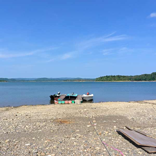 朱鞠内湖 湖岸