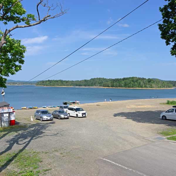 朱鞠内湖 駐車場
