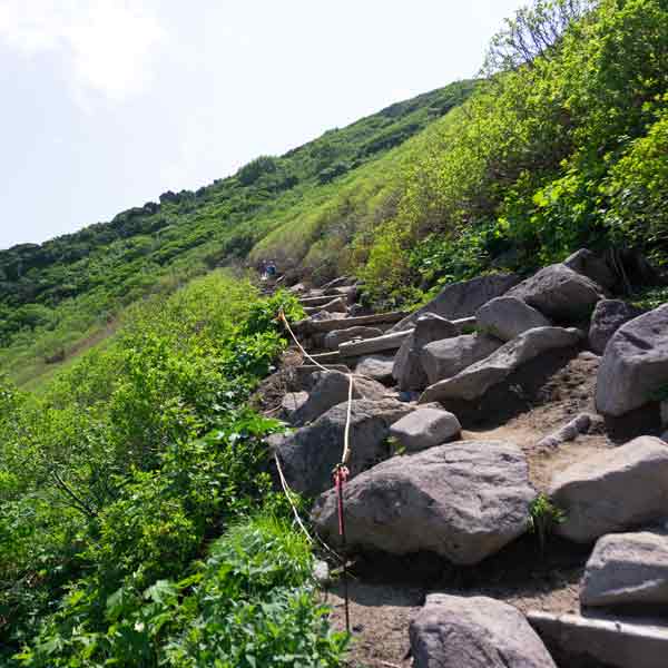 層雲峡 黒岳 登山道