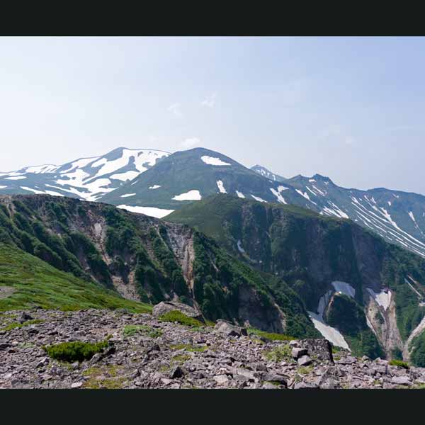 層雲峡 黒岳 凌雲岳方面
