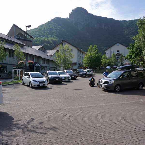 層雲峡 駐車場