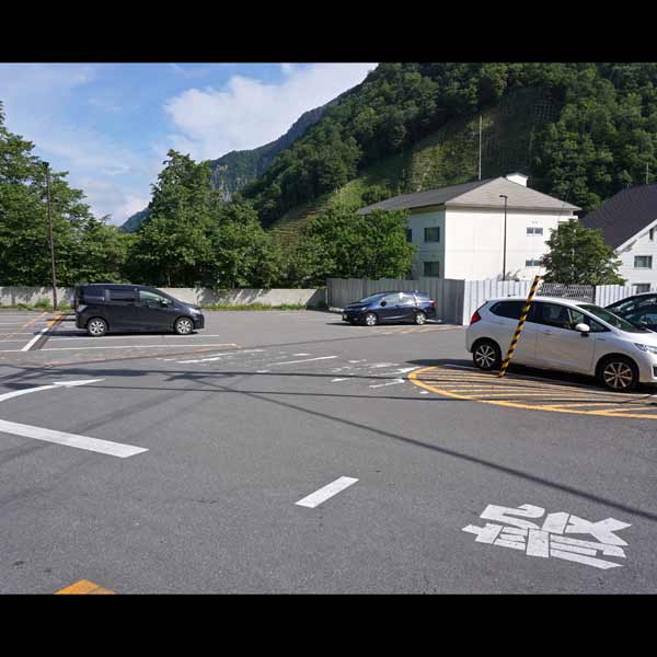 層雲峡 駐車場