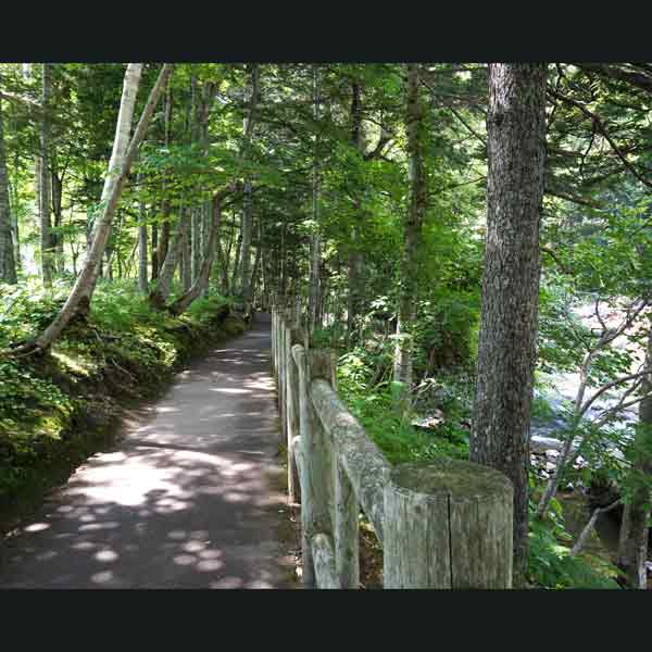 層雲峡 銀河・流星の滝 遊歩道