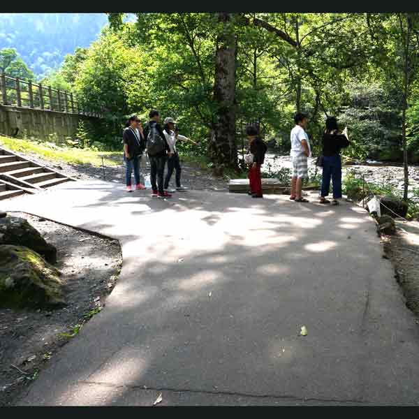 層雲峡 銀河・流星の滝 銀河の滝前