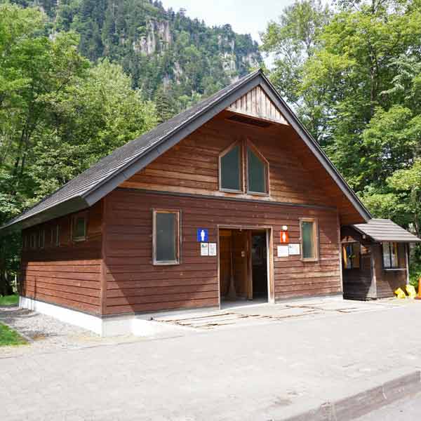 層雲峡 銀河・流星の滝 トイレ