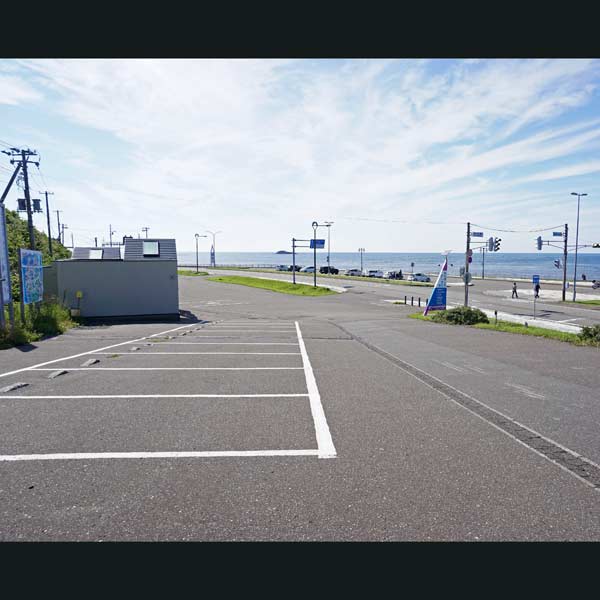 宗谷岬展望台駐車場