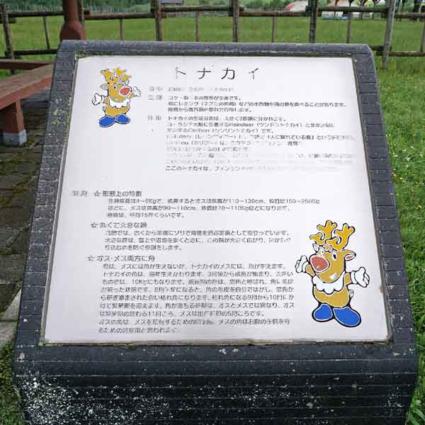 看板 トナカイについて