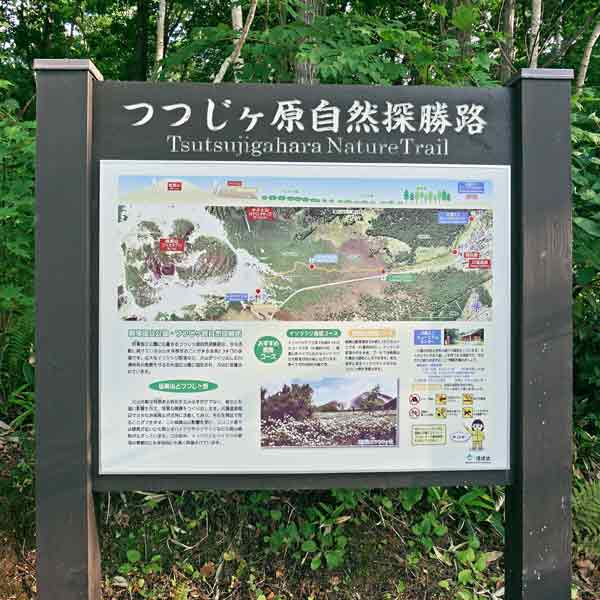 看板 つつじヶ原探勝路