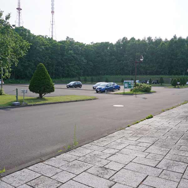 北方民族博物館駐車場